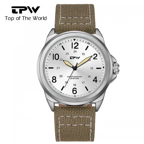 ساعة كوارتز عصرية للرجال، رياضية عسكرية، كاجوال مقاومة للماء Relogios Masculino