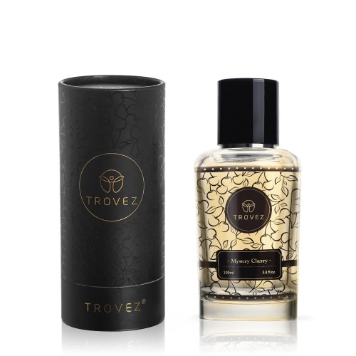 عطر TROVEZ Mystery Cherry 100 مل عطر يدوم طويلاً زهري شرقي اللون للجنسين 